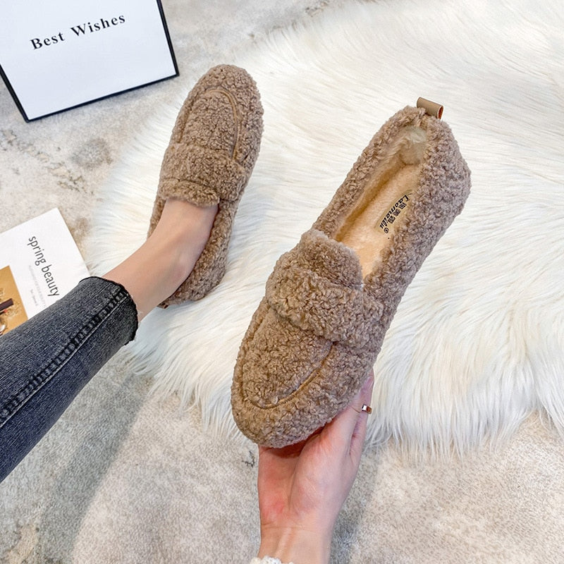 Azida - Chaussures de pantoufles en peluche