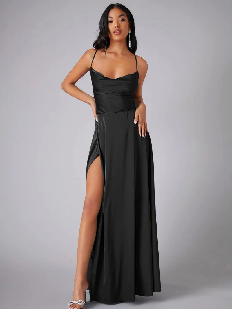 Alvaree – Elégante maxi-robe en satin