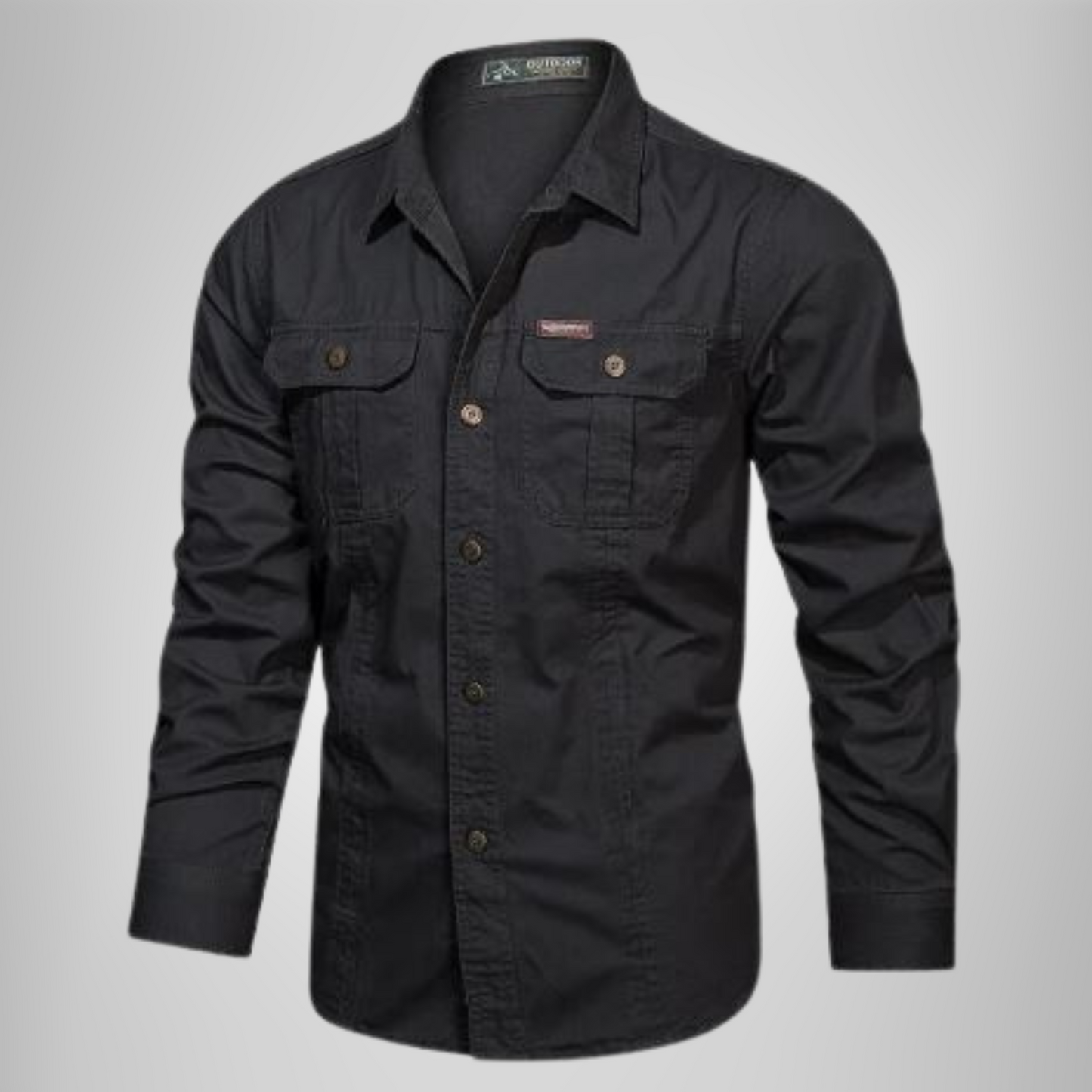 Bertram - Chemise cargo pour hommes
