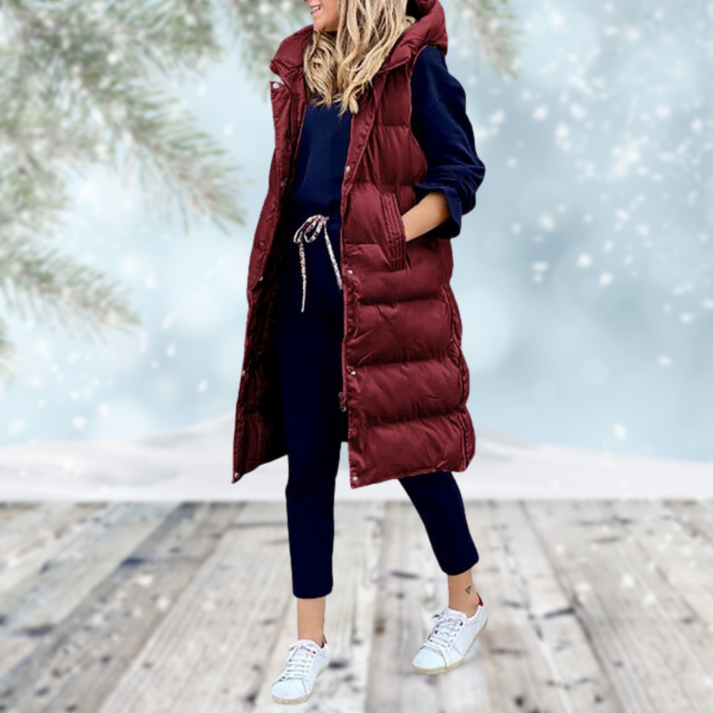 Minerva - Gilet long Manteau