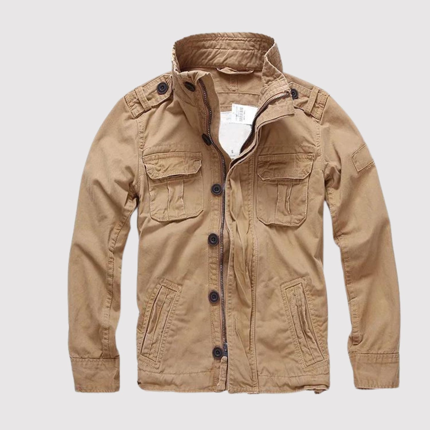 Basil - Veste en jean rétro avec plusieurs poches