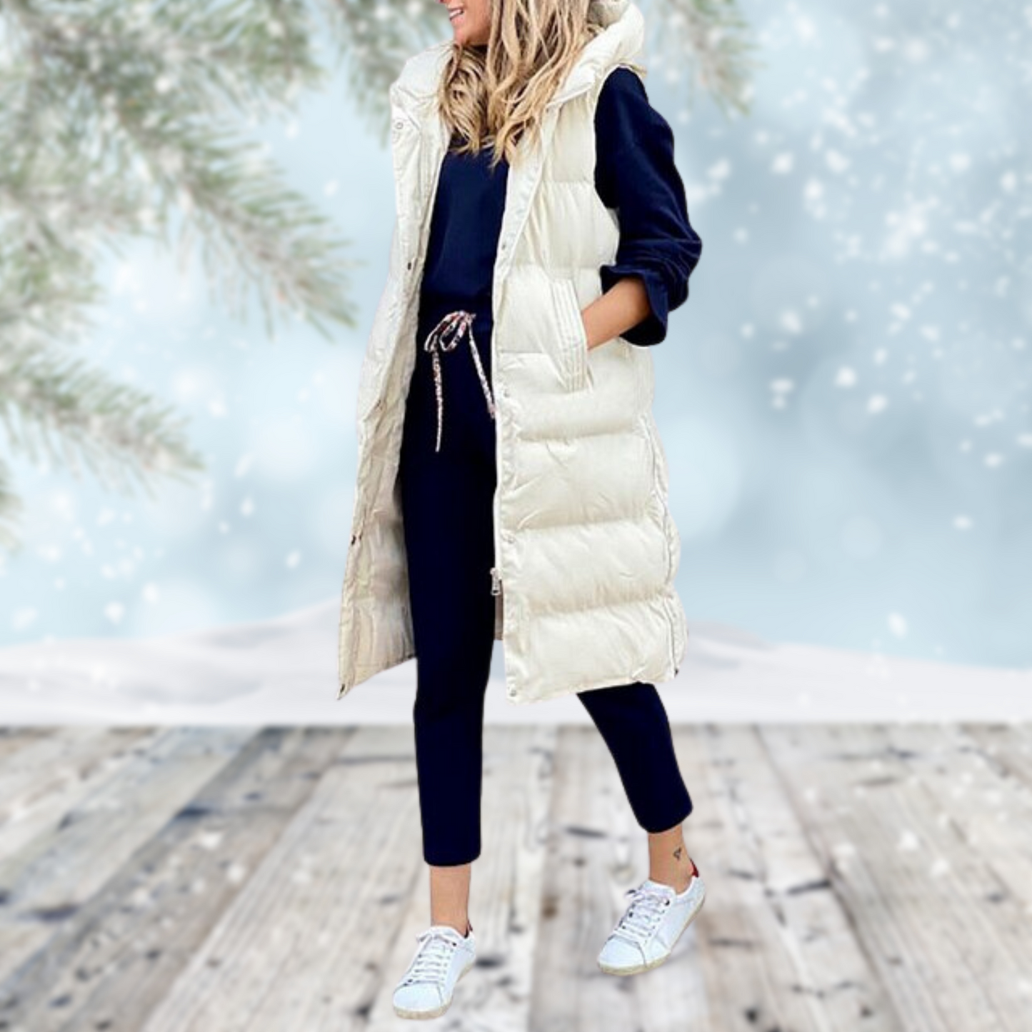 Minerva - Gilet long Manteau