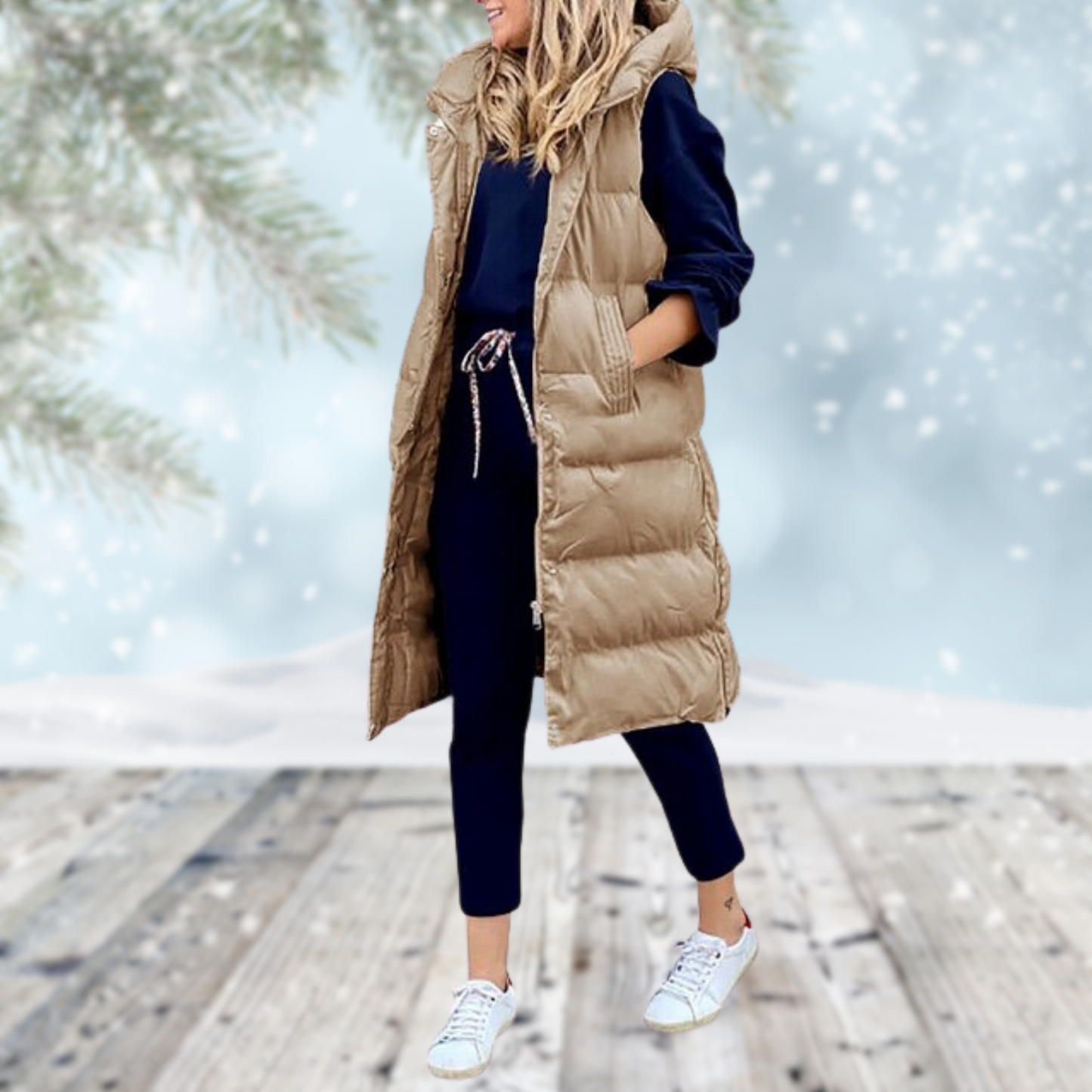 Minerva - Gilet long Manteau