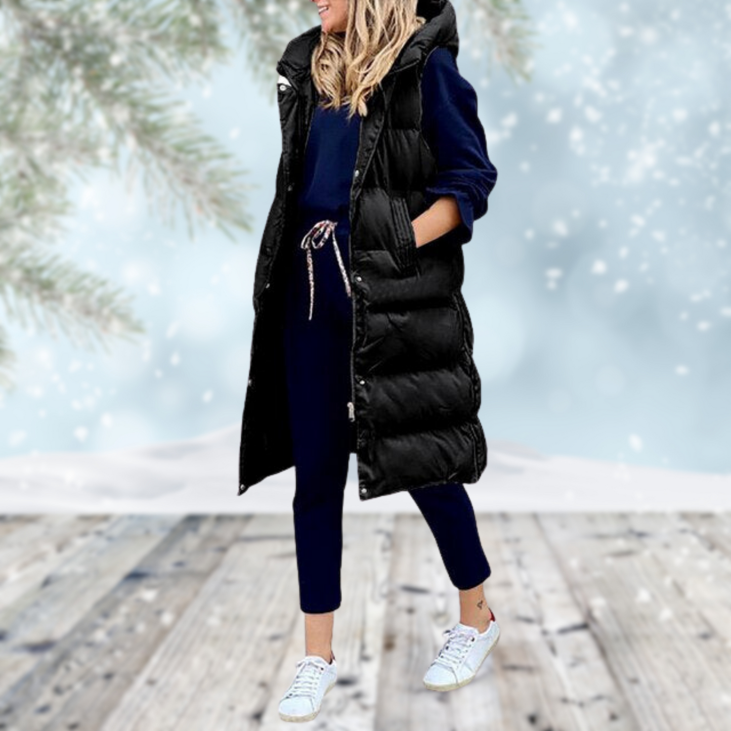 Minerva - Gilet long Manteau