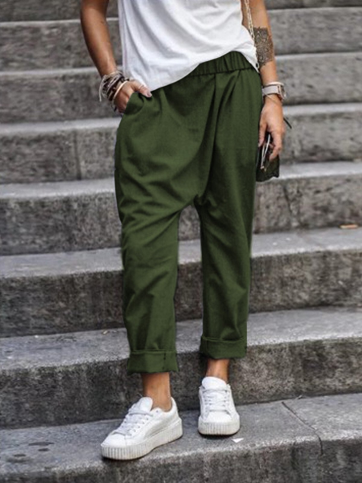Zora - Pantalon décontracté en lin