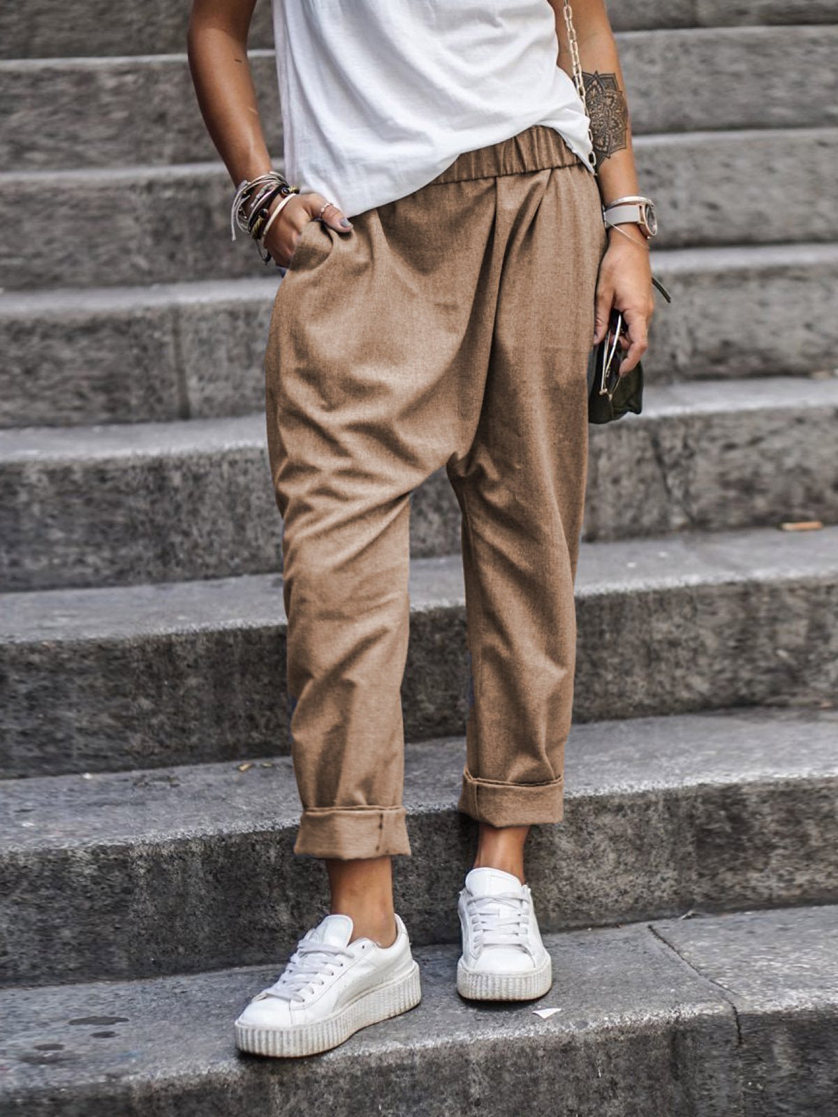 Zora - Pantalon décontracté en lin
