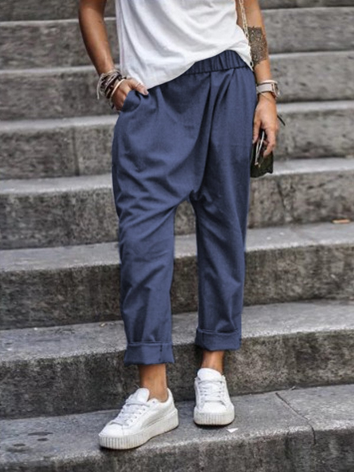 Zora - Pantalon décontracté en lin