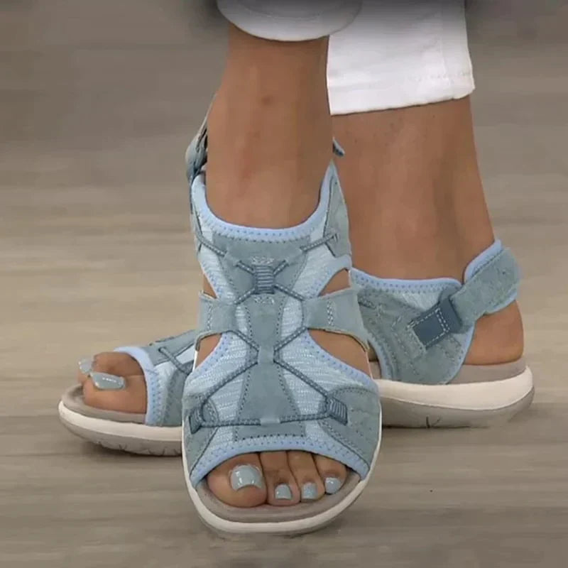 Caroline - Sandales orthopédiques de soutien et souples, réglables, pour femmes
