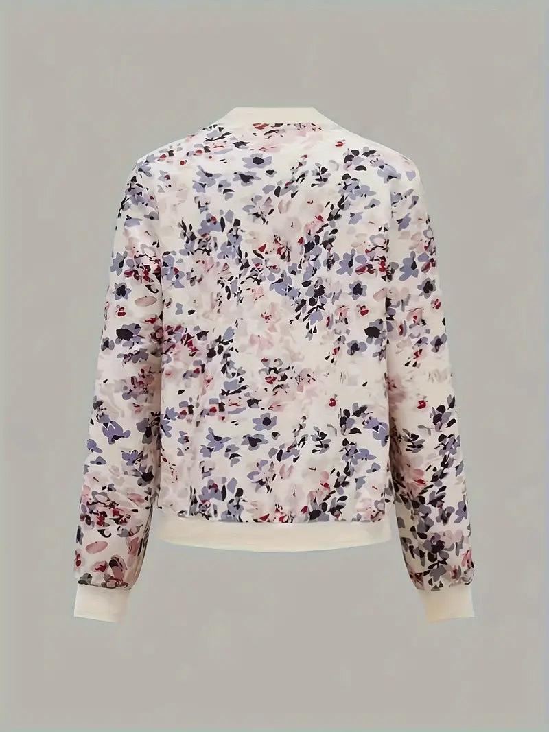 Yori – Veste bomber à motif floral