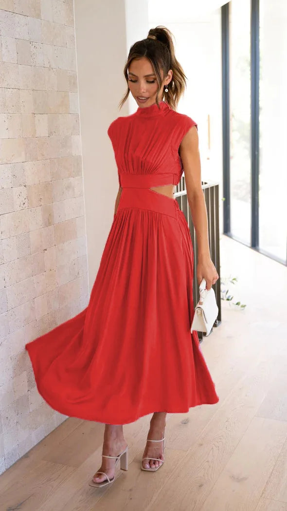 Arabella - Robe maxi plissée pour femmes