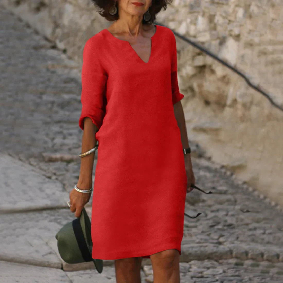Vondra – Elégante robe longueur genou