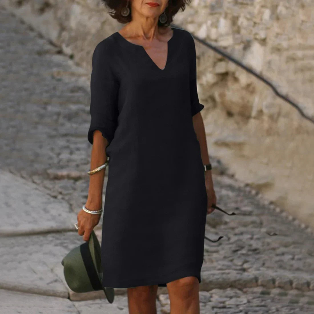 Vondra – Elégante robe longueur genou