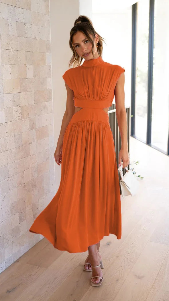 Arabella - Robe maxi plissée pour femmes
