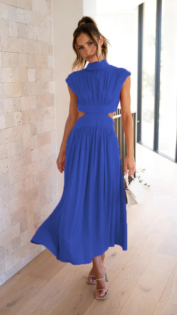 Arabella - Robe maxi plissée pour femmes
