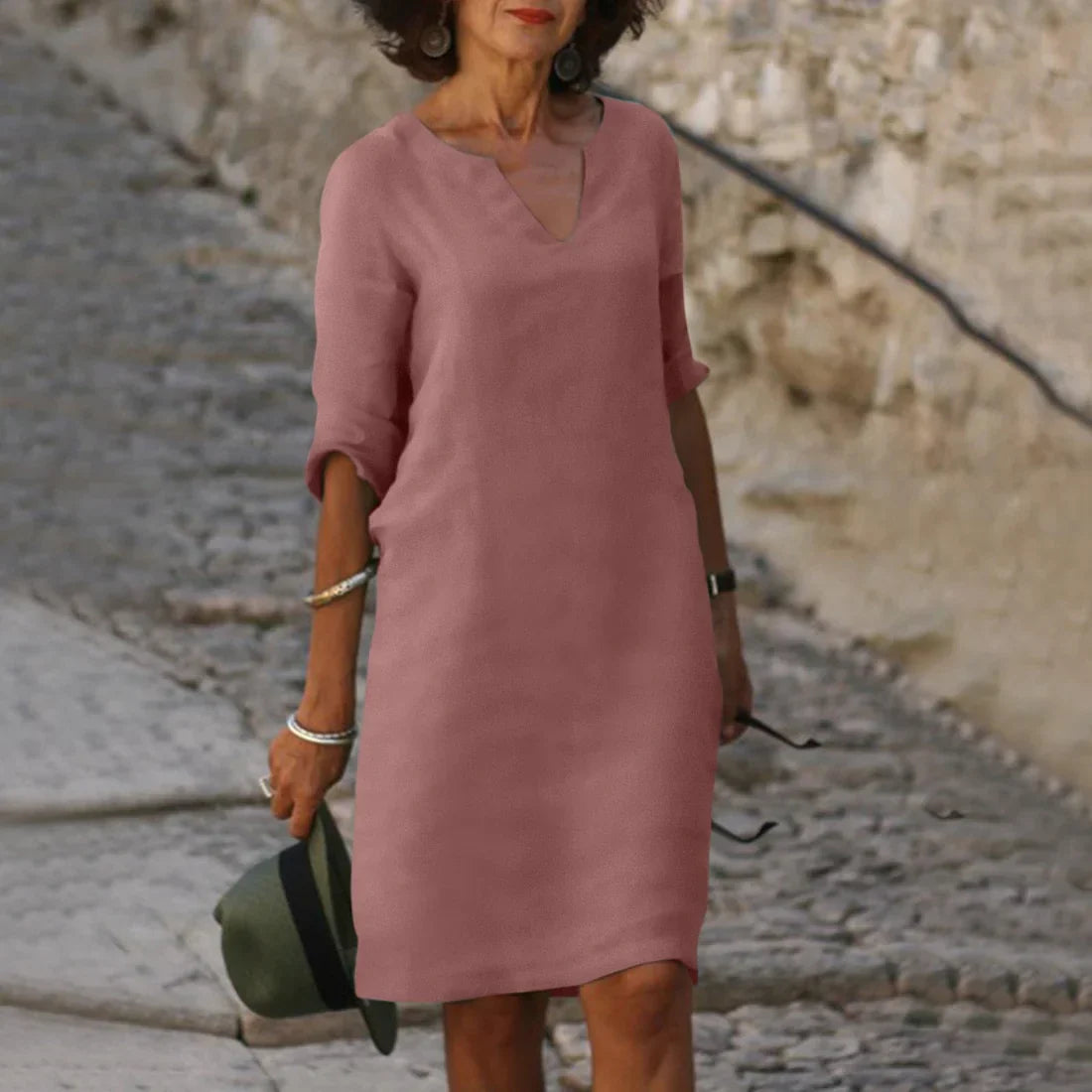 Vondra – Elégante robe longueur genou