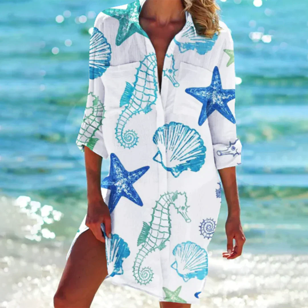 Catherine - Robe chemise d'été