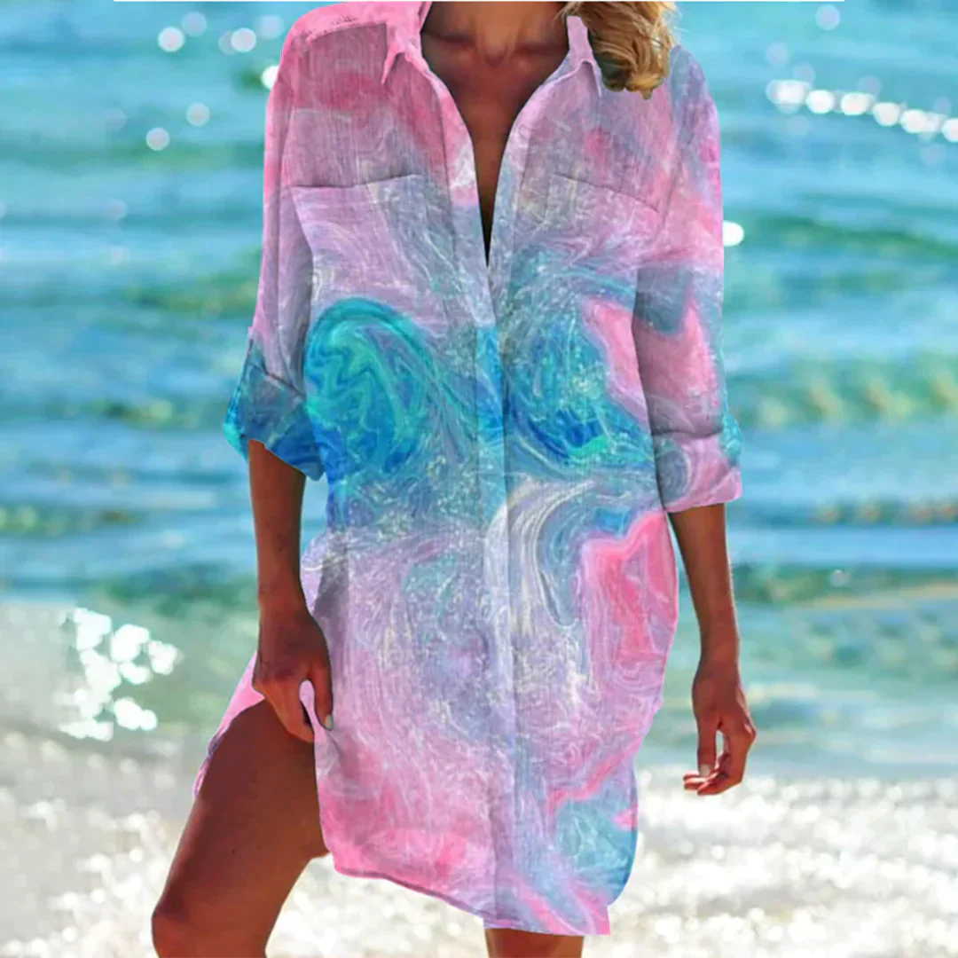 Catherine - Robe chemise d'été