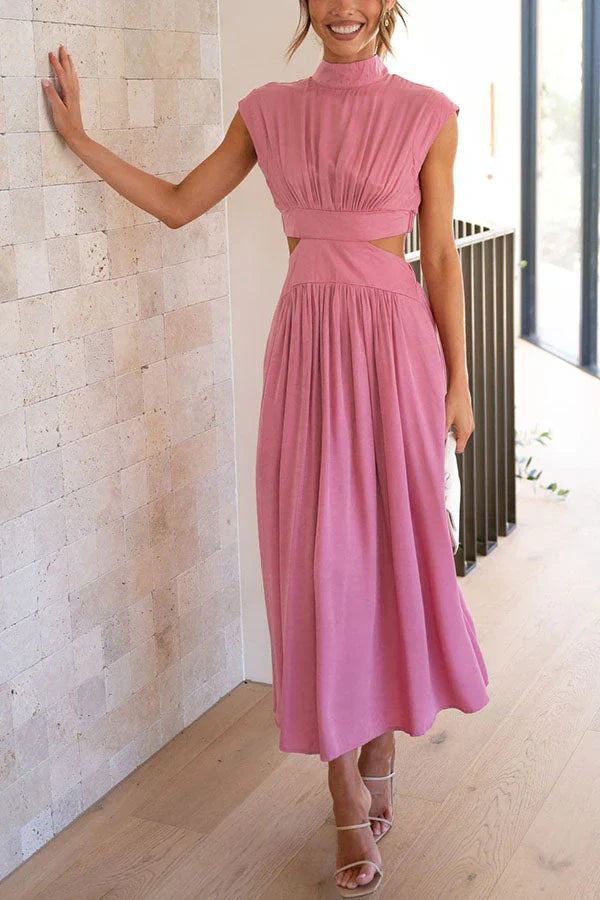 Arabella - Robe maxi plissée pour femmes