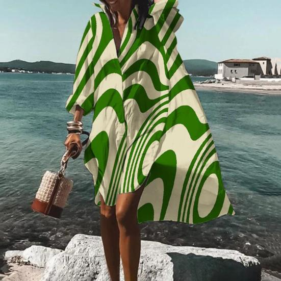 ELINE - Imprimé unique Robe longue au genou