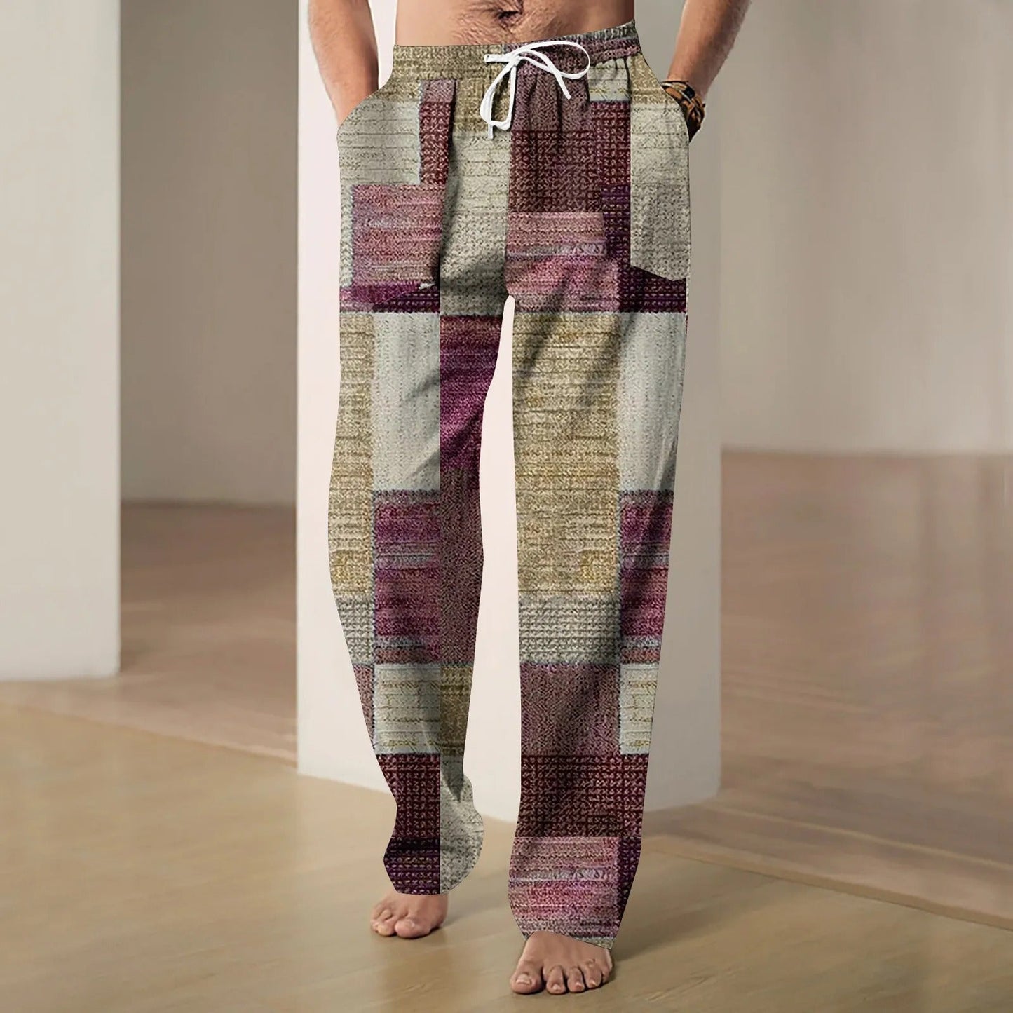 Martin - Pantalon en coton et lin pour hommes
