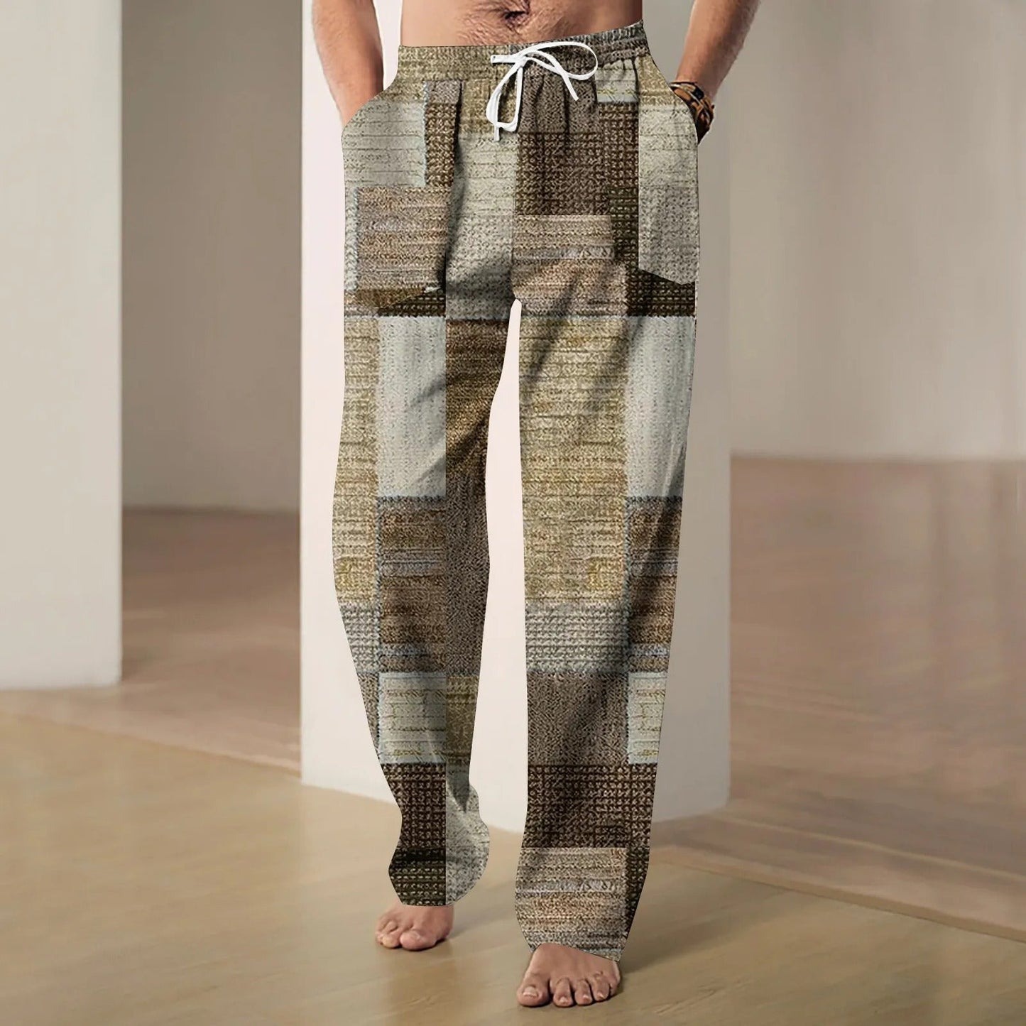 Martin - Pantalon en coton et lin pour hommes