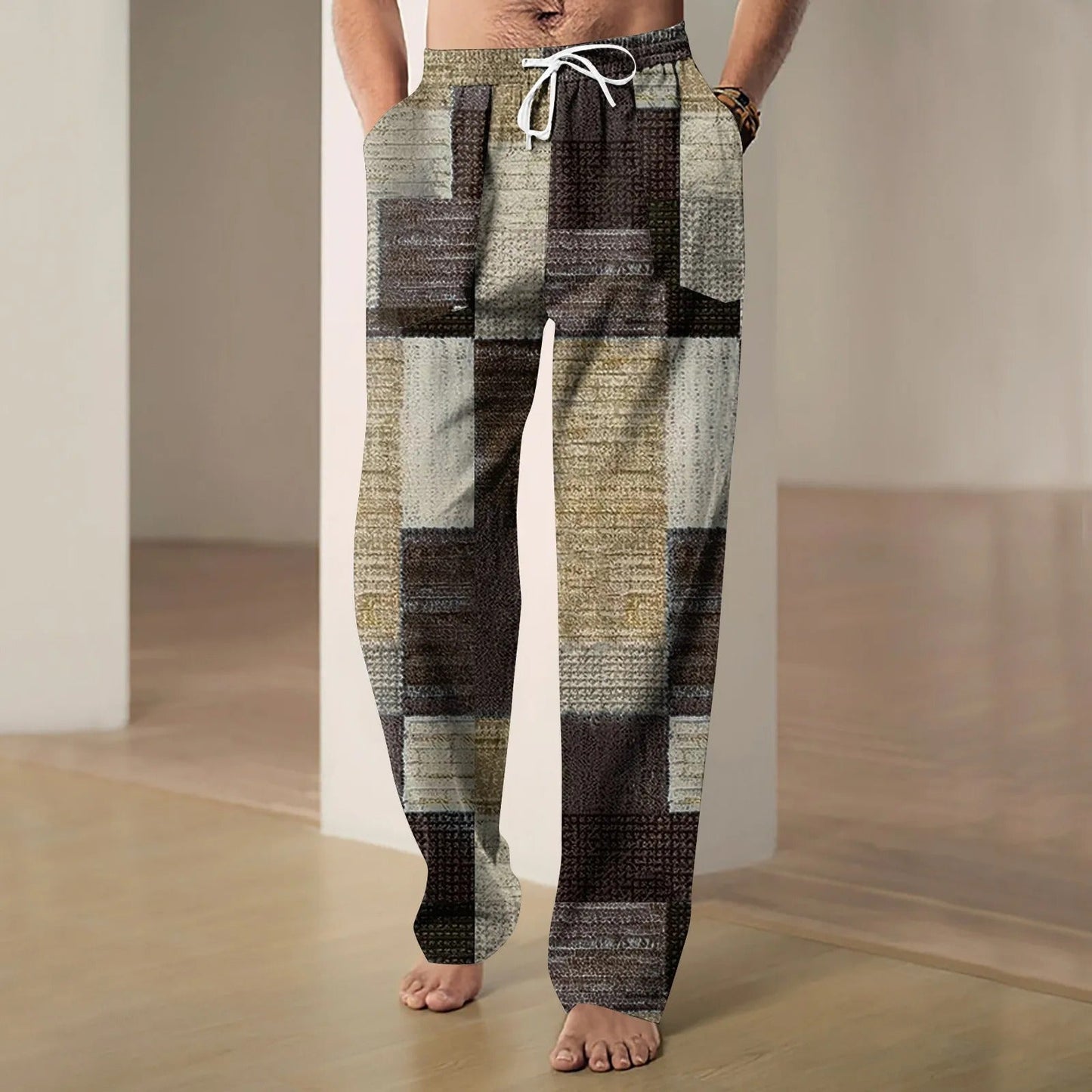 Martin - Pantalon en coton et lin pour hommes