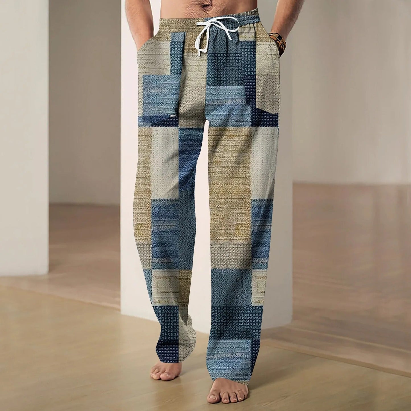 Martin - Pantalon en coton et lin pour hommes