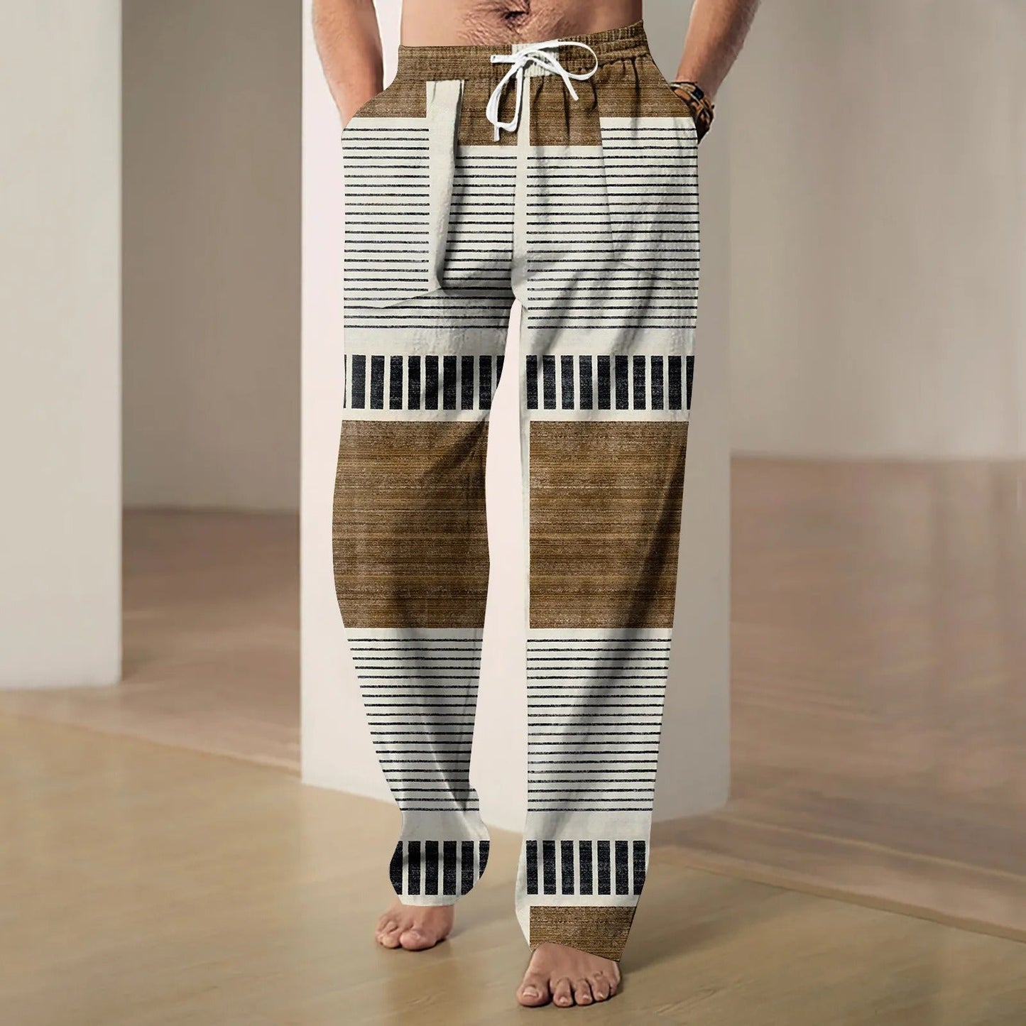 Martin - Pantalon en coton et lin pour hommes