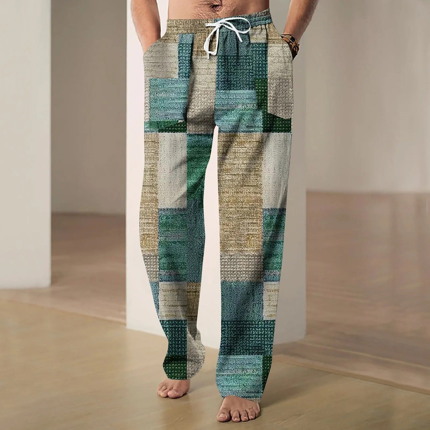 Martin - Pantalon en coton et lin pour hommes